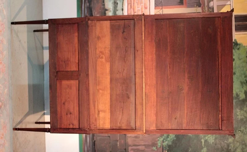 Bureau Cylindre Louis XVI en Acajou de Cuba XVIIIe