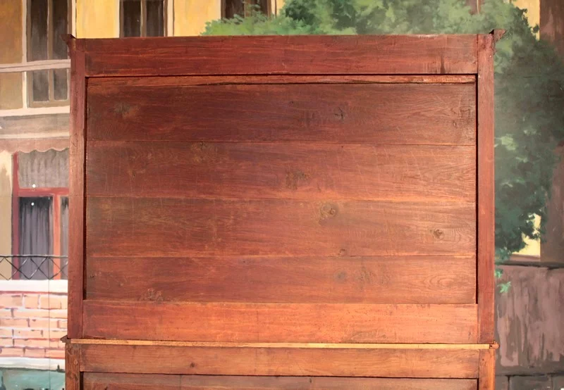 Bureau Cylindre Louis XVI en Acajou de Cuba XVIIIe