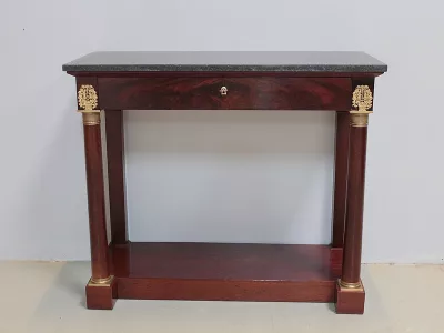 Console EMPIRE en Acajou XIXeme