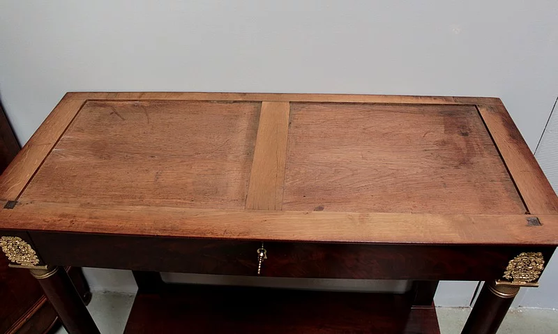 Console EMPIRE en Acajou XIXeme