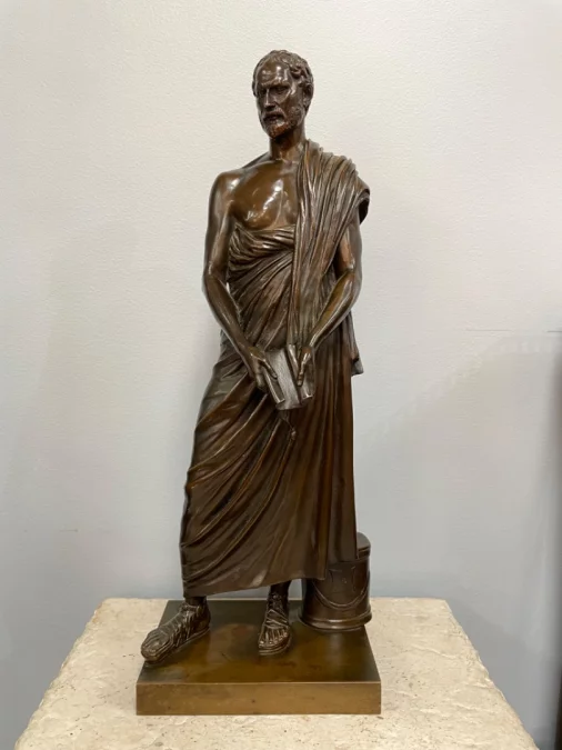 德摩斯梯尼青铜雕像