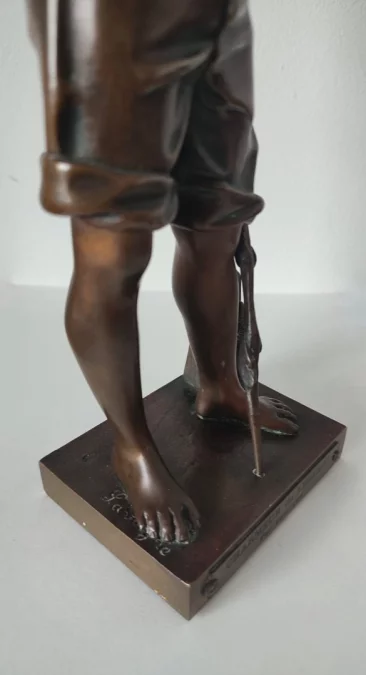 The Lizard Charmer, Bronze Subject