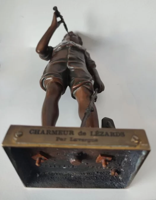 The Lizard Charmer, Bronze Subject