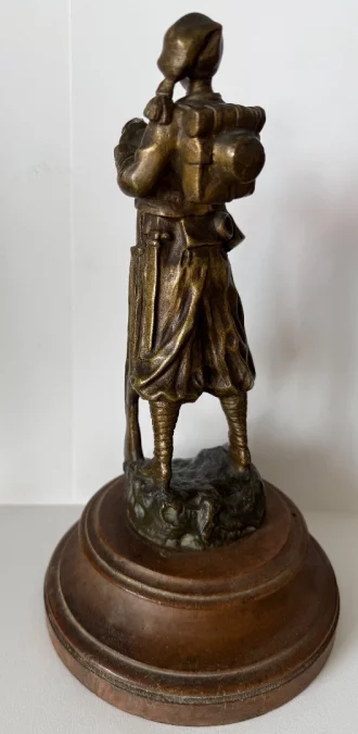 BRONZE FIGURE OF A  ZOUAVE