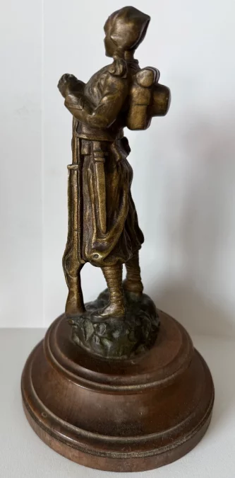 BRONZE FIGURE OF A  ZOUAVE