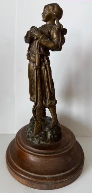 BRONZE FIGURE OF A  ZOUAVE