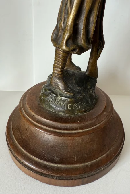 BRONZE FIGURE OF A  ZOUAVE