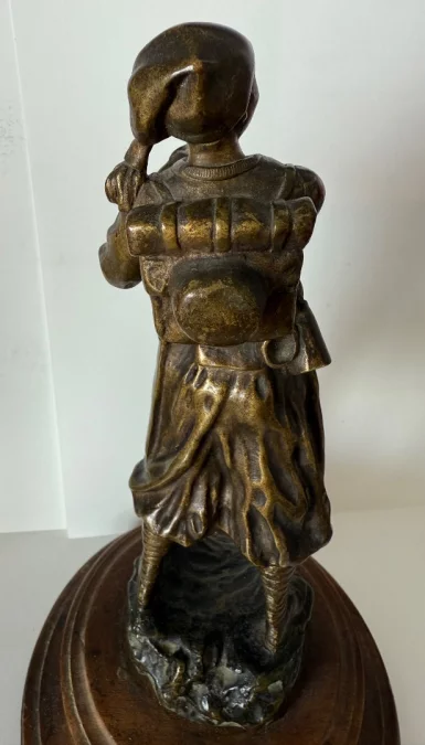 BRONZE FIGURE OF A  ZOUAVE