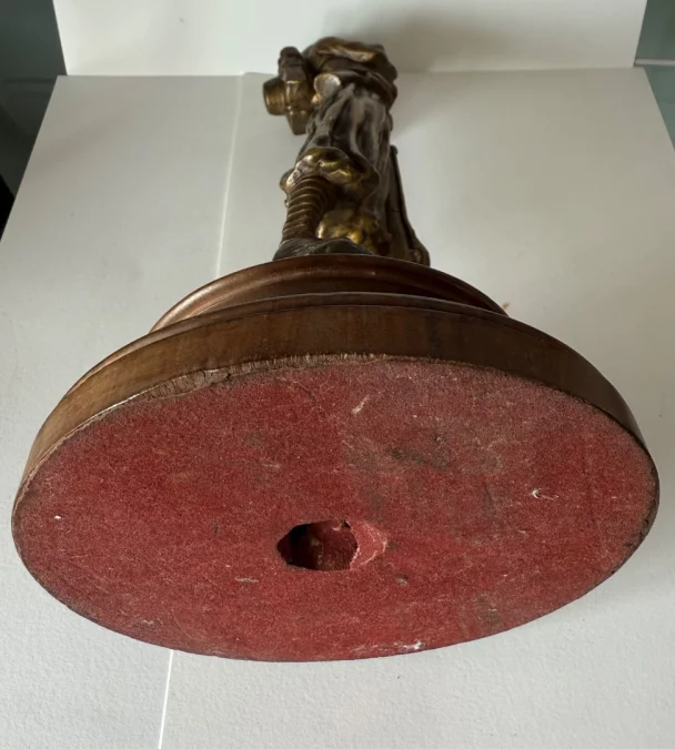 BRONZE FIGURE OF A  ZOUAVE