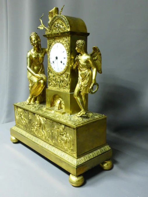 GILT BRONZE CLOCK