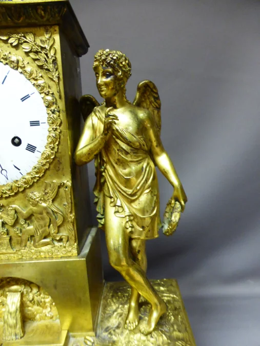 GILT BRONZE CLOCK