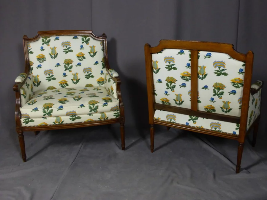 PAIR OF FRENCH ARMCHAIRS