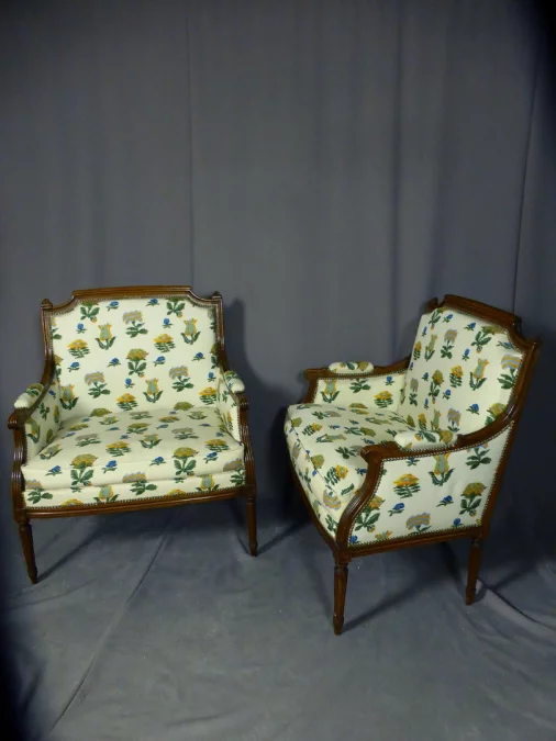 PAIR OF FRENCH ARMCHAIRS