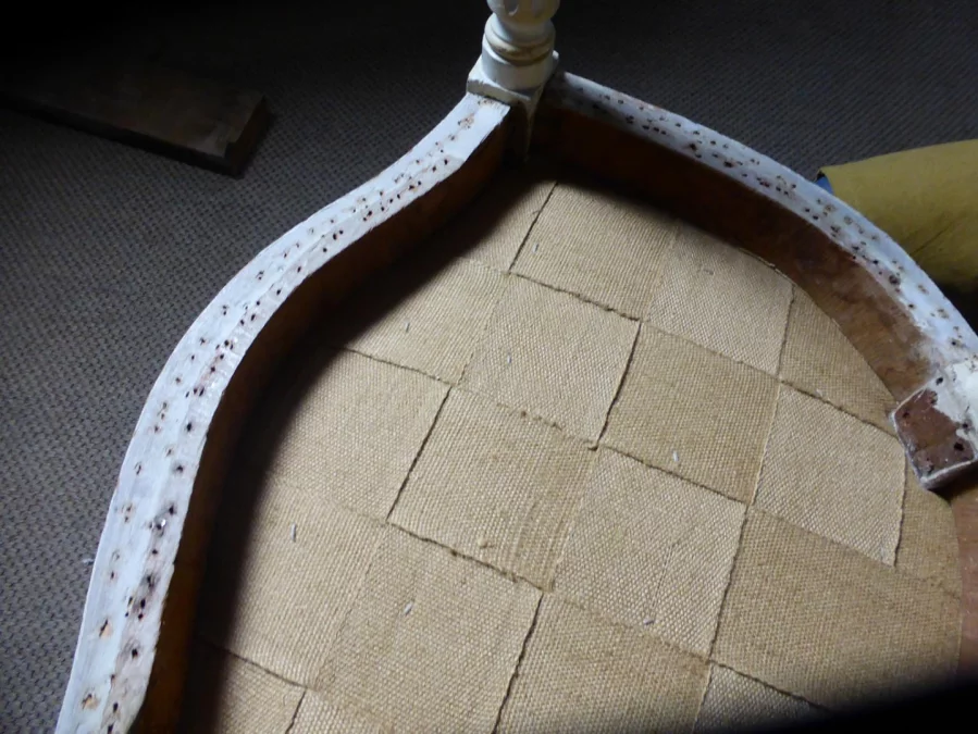 PAREJA DE SILLONES ESTILO LOUIS XVI