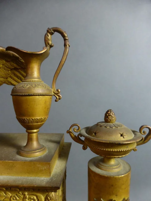 RELOJ ESTILO IMPERIO FRANCÉS