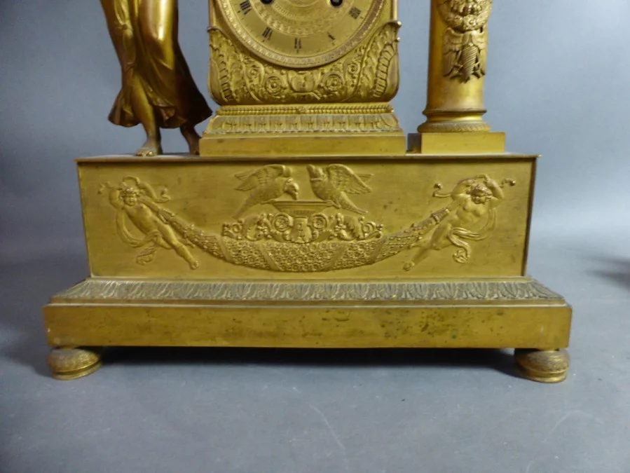 RELOJ ESTILO IMPERIO FRANCÉS