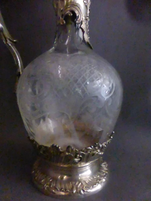 EWER PLATA Y CRISTAL