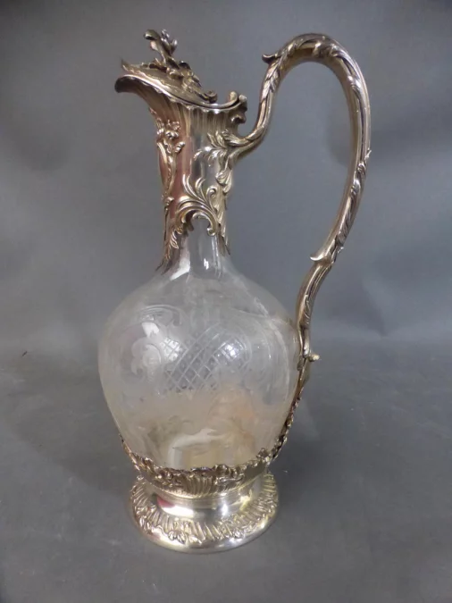 EWER PLATA Y CRISTAL