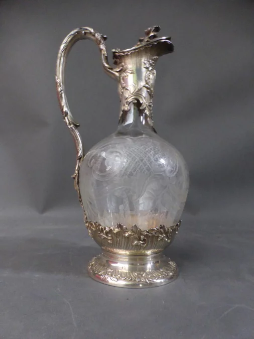 EWER PLATA Y CRISTAL