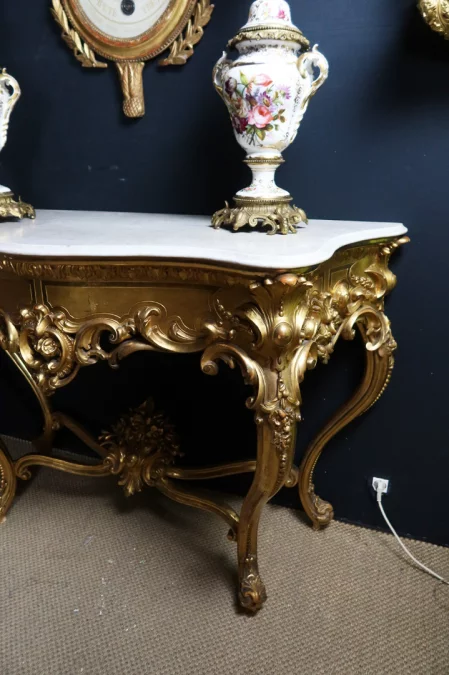 MESA CONSOLA ESTILO LOUIS XV
