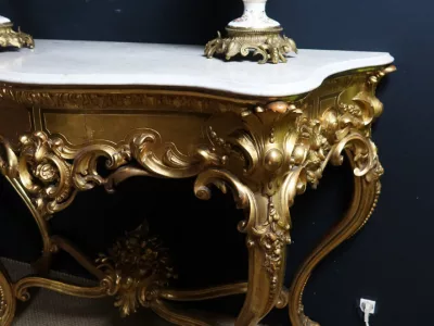 MESA CONSOLA ESTILO LOUIS XV