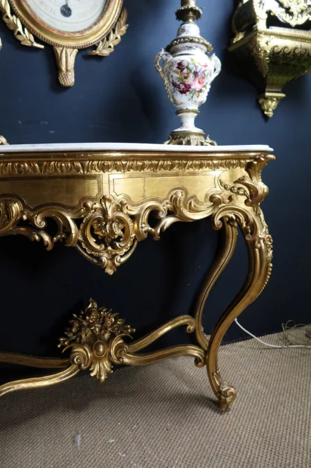 MESA CONSOLA ESTILO LOUIS XV