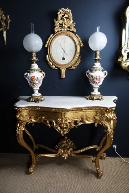MESA CONSOLA ESTILO LOUIS XV