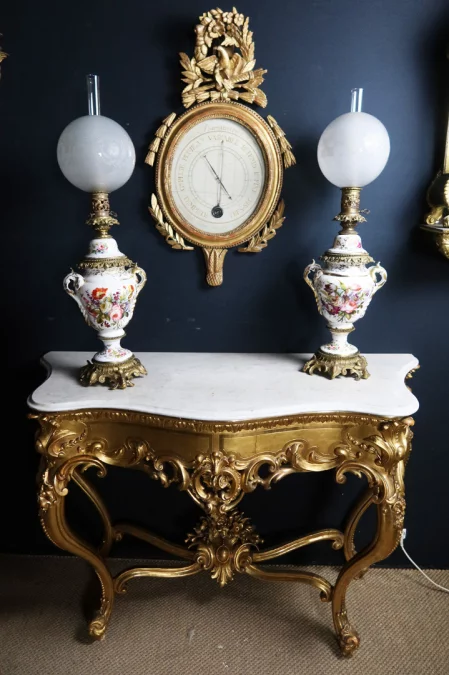 MESA CONSOLA ESTILO LOUIS XV