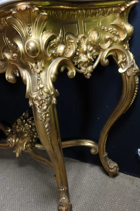 MESA CONSOLA ESTILO LOUIS XV