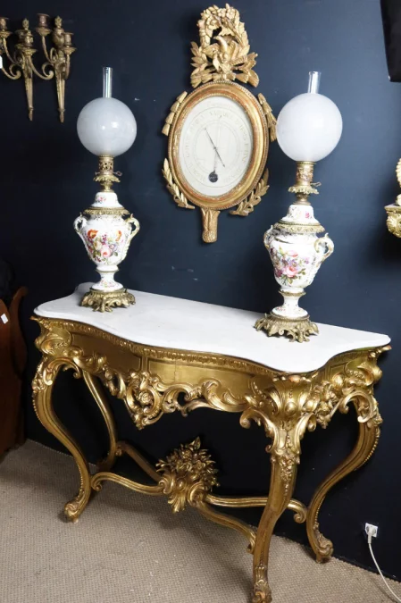 MESA CONSOLA ESTILO LOUIS XV
