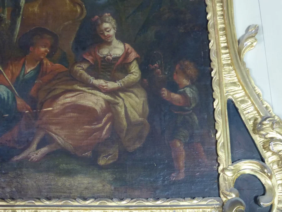 ESPEJO TRUMEAU ESTILO LOUIS XV