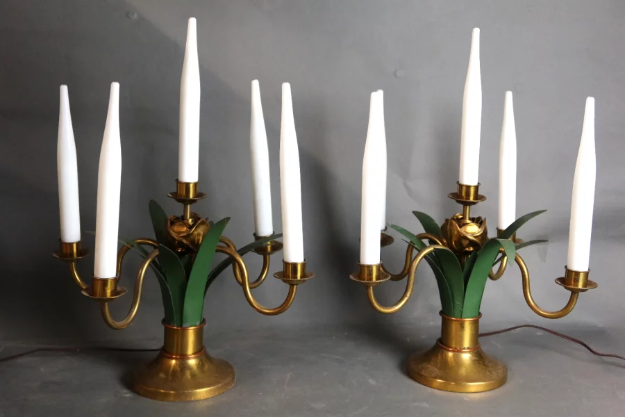 PAR DE LÁMPARAS VINTAGE