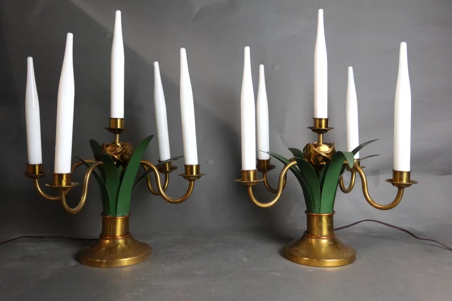 PAR DE LÁMPARAS VINTAGE