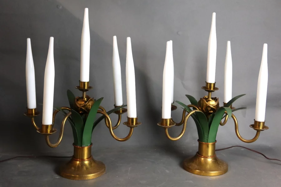 PAR DE LÁMPARAS VINTAGE