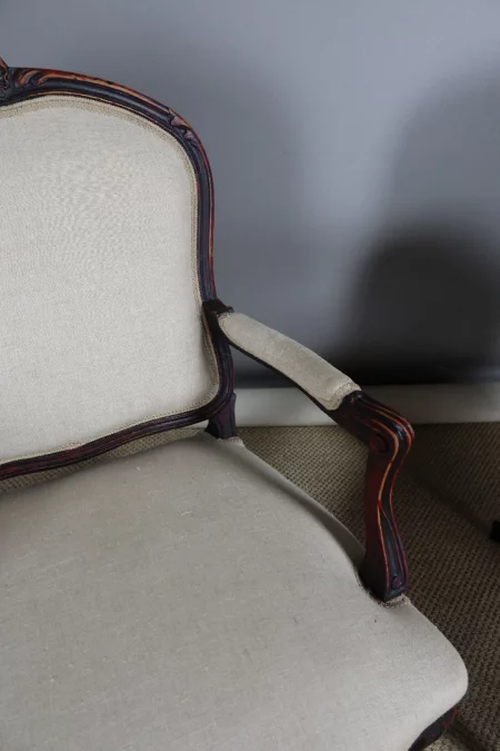 PAR DE SILLONES ESTILO LOUIS XV