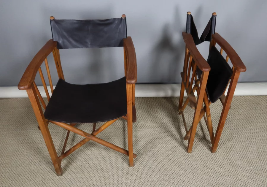TWENTIETH CENTURY FOLDING ARMCHAIRS