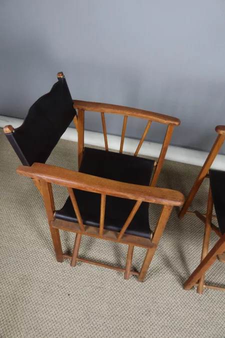 TWENTIETH CENTURY FOLDING ARMCHAIRS