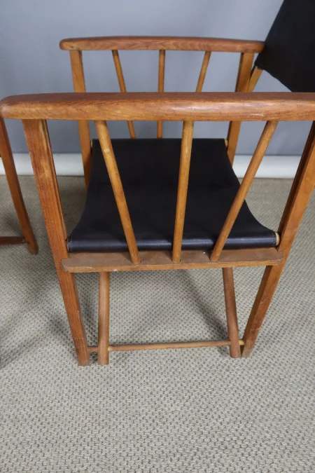 TWENTIETH CENTURY FOLDING ARMCHAIRS