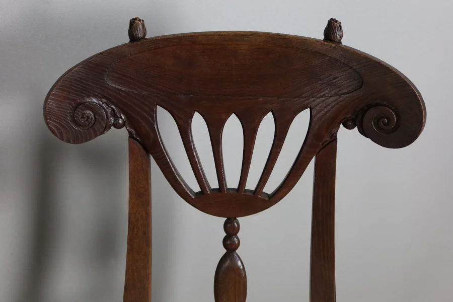 SILLA DE ÉPOCA ART NOUVEAU