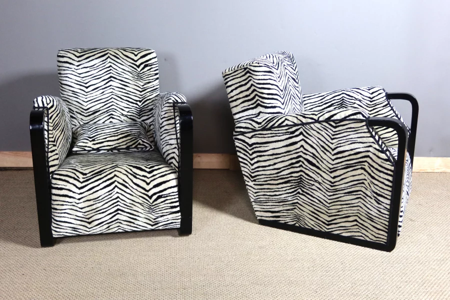 PAREJA DE SILLONES ART DECO