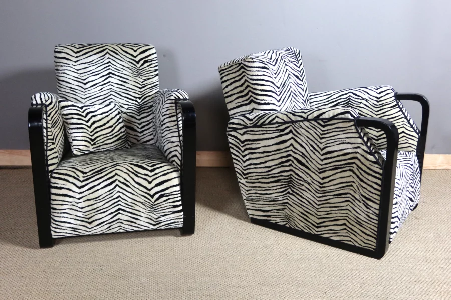 PAREJA DE SILLONES ART DECO