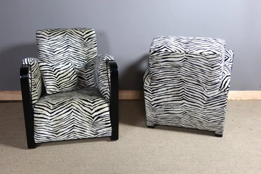 PAREJA DE SILLONES ART DECO