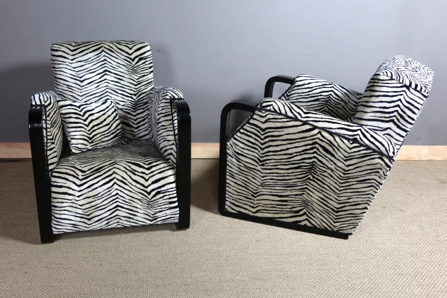 PAREJA DE SILLONES ART DECO