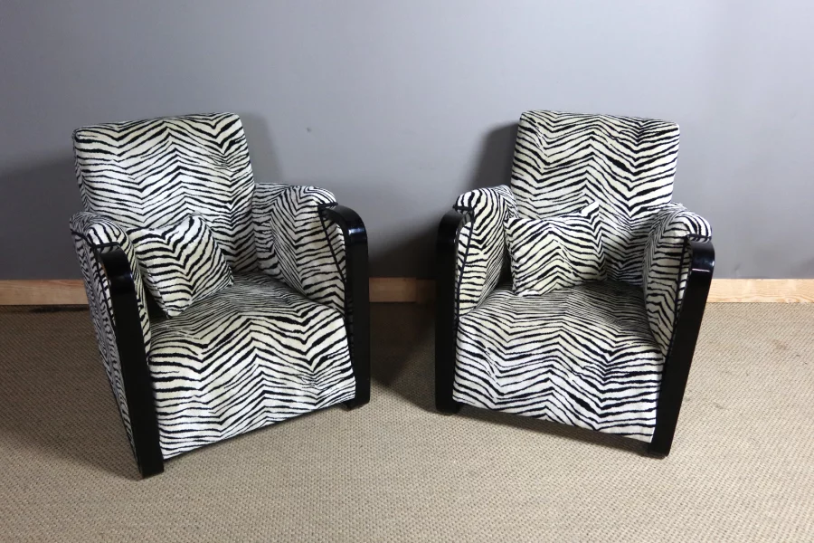 PAREJA DE SILLONES ART DECO