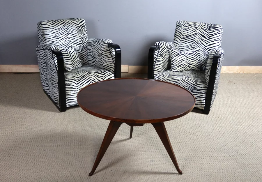 PAREJA DE SILLONES ART DECO