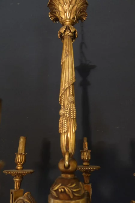 LÁMPARA DE TECHO DEL SIGLO XIX