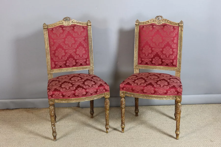 SALA DE ESTAR ESTILO LUIS XVI