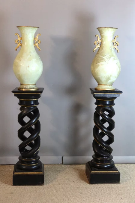 PAR DE ATRILES DEL PERÍODO DE NAPOLEÓN III