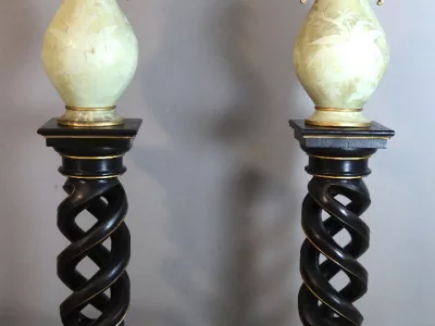 PAR DE ATRILES DEL PERÍODO DE NAPOLEÓN III