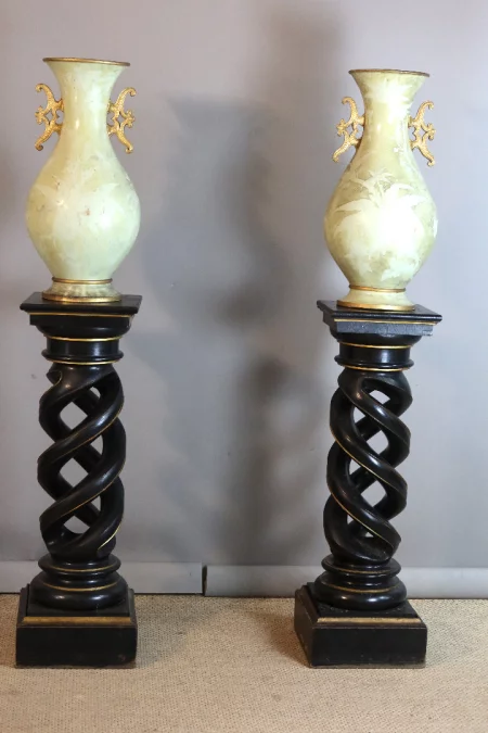 PAR DE ATRILES DEL PERÍODO DE NAPOLEÓN III